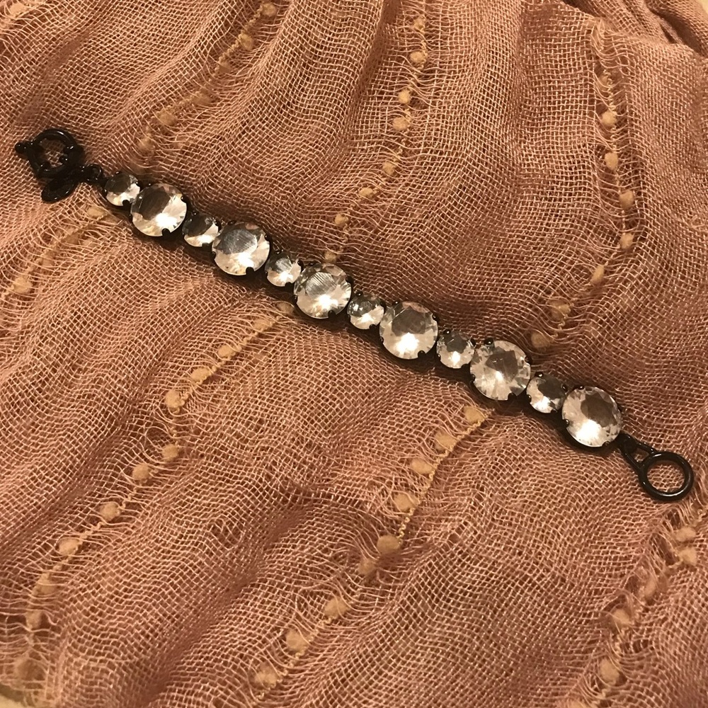 J. Crew bracelet - sparkle crystal clear stone